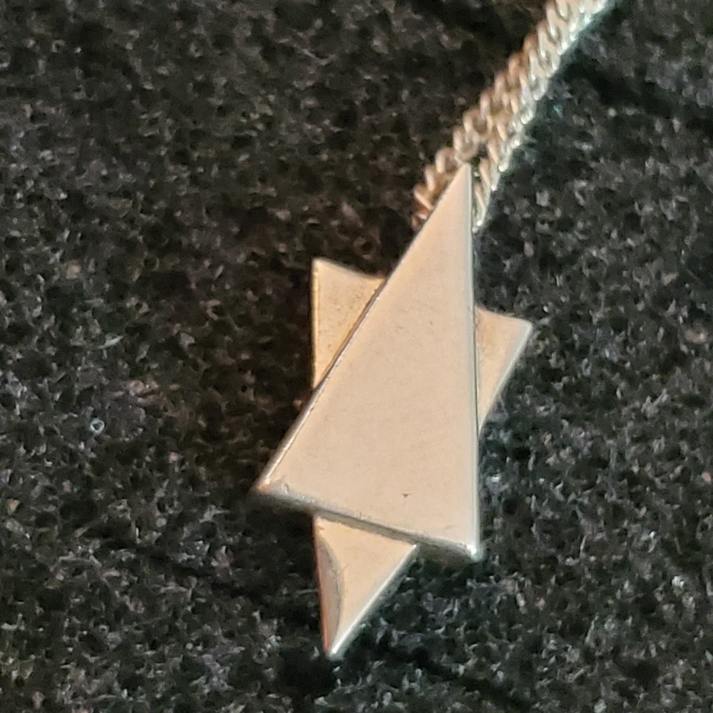 GUCCI 925 Silver Geometric Star Pendant Necklace - Picture 3 of 7